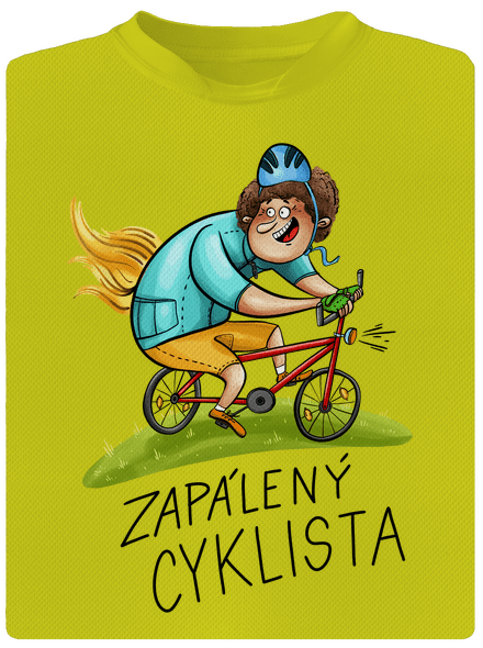 Zapálený cyklista