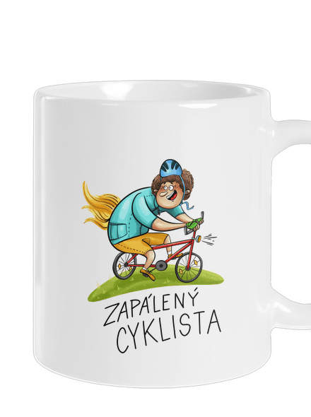 Zapálený cyklista