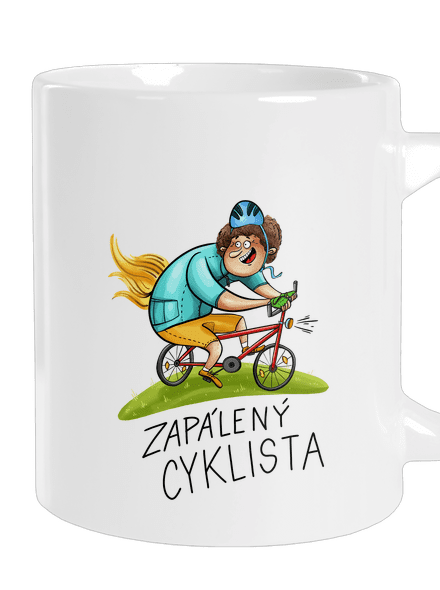 Zapálený cyklista