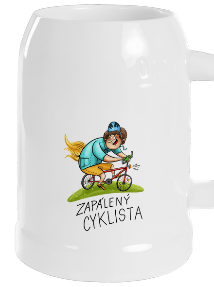 Zapálený cyklista