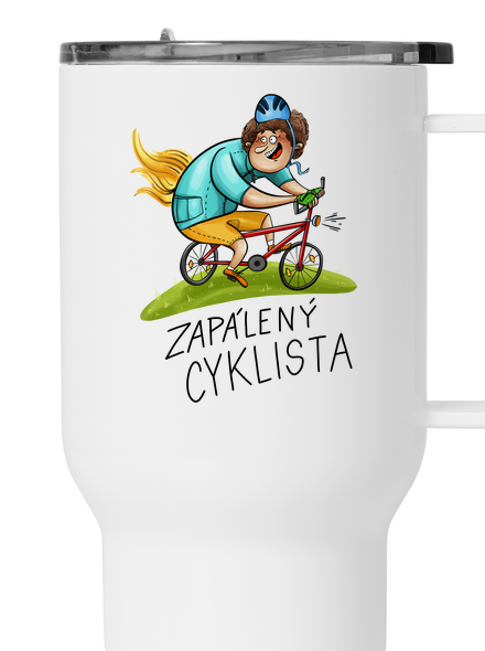 Zapálený cyklista