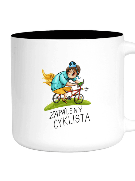 Zapálený cyklista