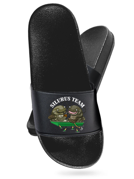 Silurus team pantofle Black Black