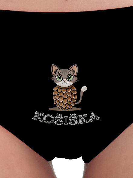 Košiška dámské kalhotky Black
