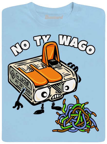 Wago svorka pánské tričko Sky Blue