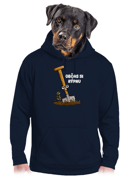 Občas si rýpnu pánská mikina klokanka Navy