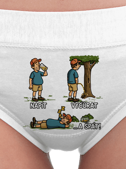 Napít, vyčůrat a spát