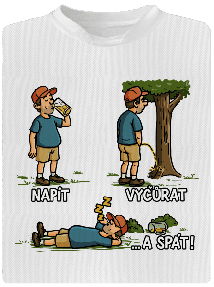 Napít, vyčůrat a spát
