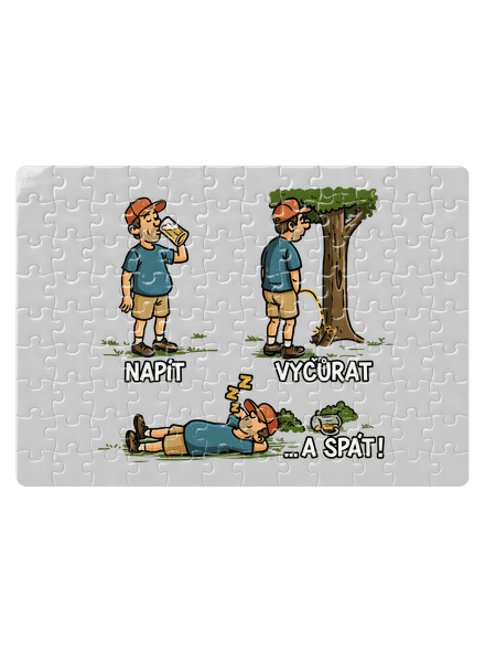 Napít, vyčůrat a spát