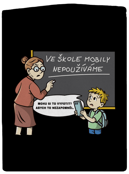 Mobily ve škole