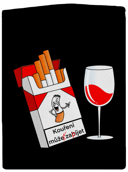 Kouření můžeš zapíjet