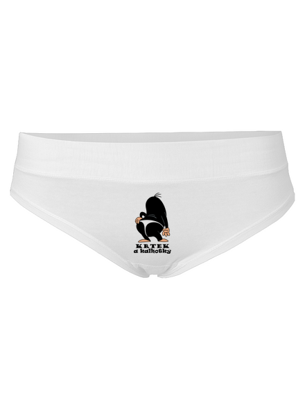 Krtek a kalhotky dámské kalhotky White