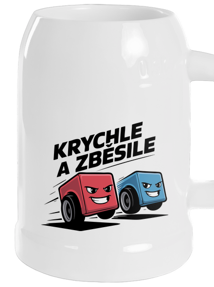 Krychle a zběsile