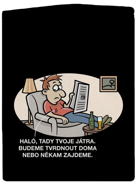 Játra tvrdnou doma