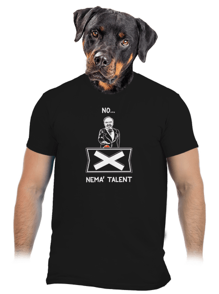 Cimrman: Nemá talent pánské tričko Black