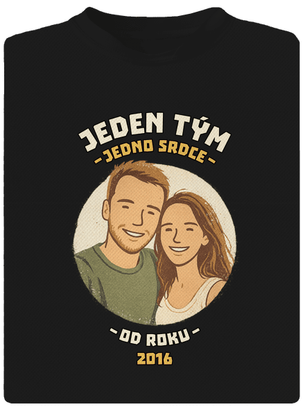 Jeden tým z vlastní fotky