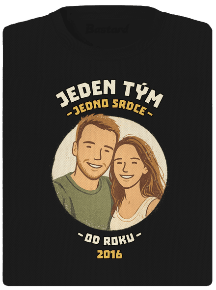 Jeden tým z vlastní fotky