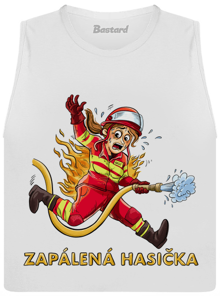 Zapálený hasič a hasička