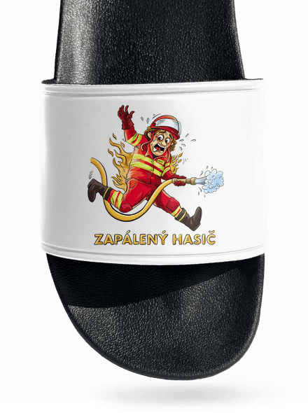Zapálený hasič a hasička