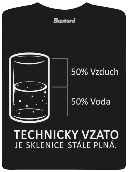 Poloprázdná sklenice