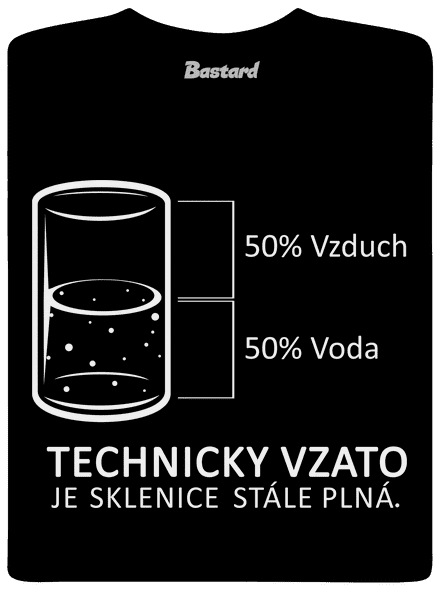 Poloprázdná sklenice