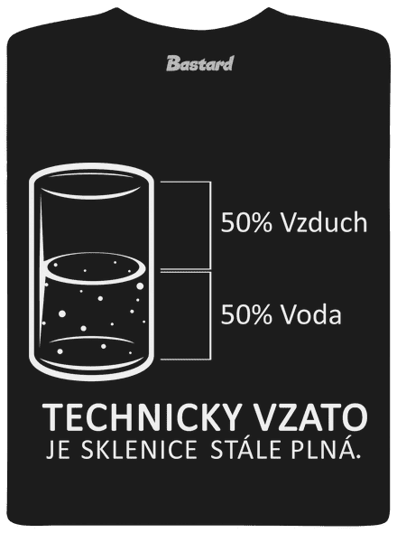 Poloprázdná sklenice
