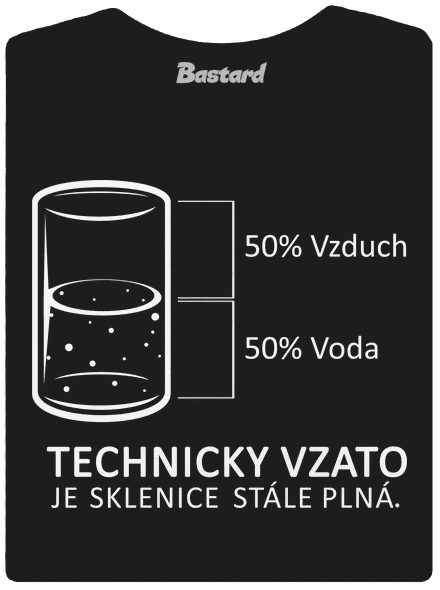 Poloprázdná sklenice