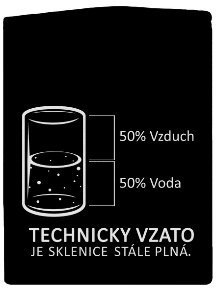 Poloprázdná sklenice