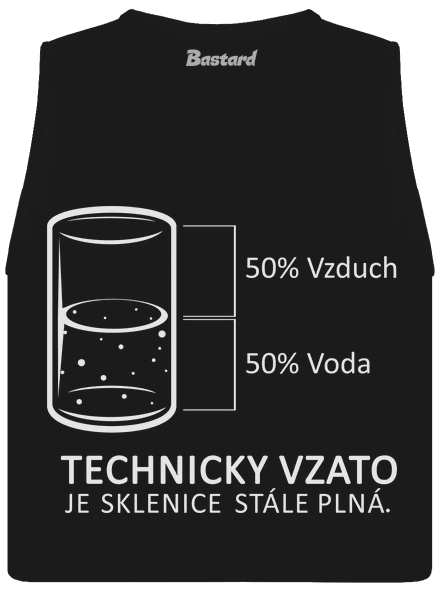 Poloprázdná sklenice