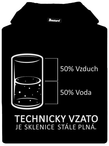 Poloprázdná sklenice