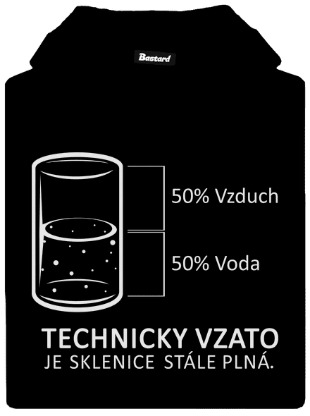 Poloprázdná sklenice