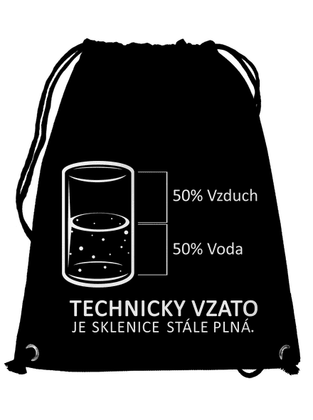 Poloprázdná sklenice