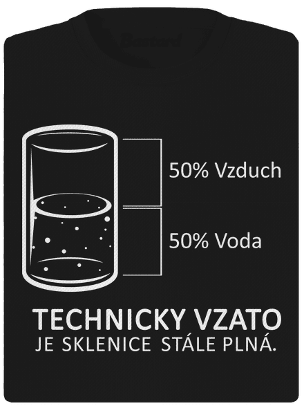Poloprázdná sklenice