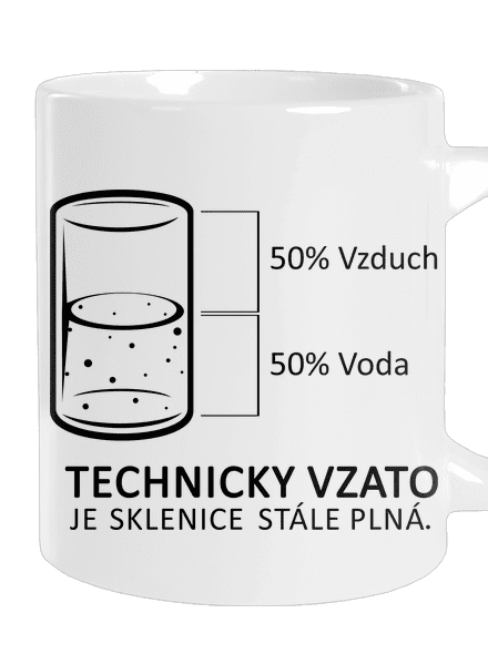 Poloprázdná sklenice