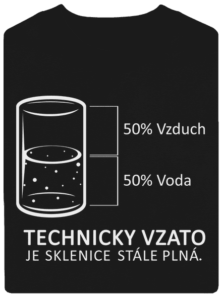 Poloprázdná sklenice