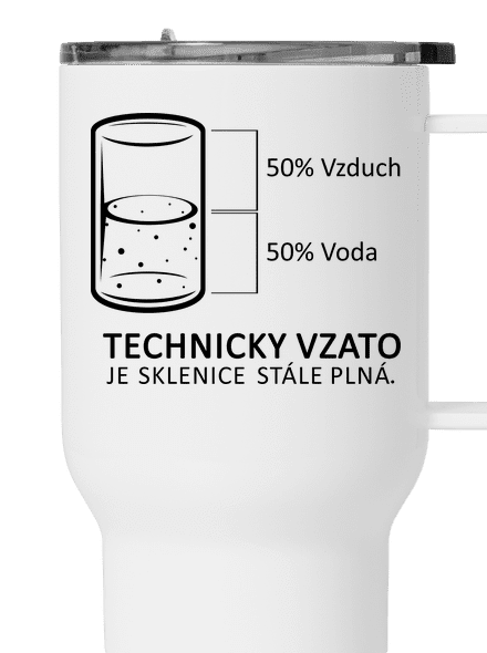 Poloprázdná sklenice