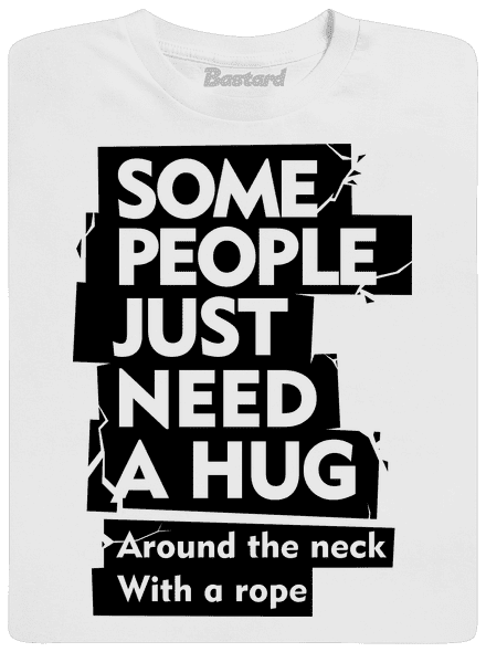 Hug around the neck