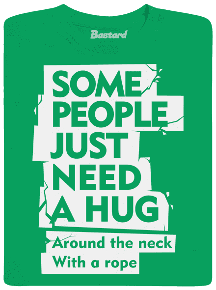 Hug around the neck