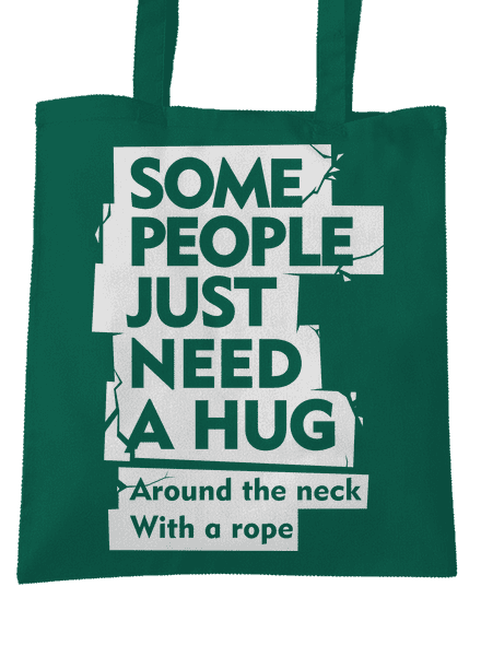 Hug around the neck