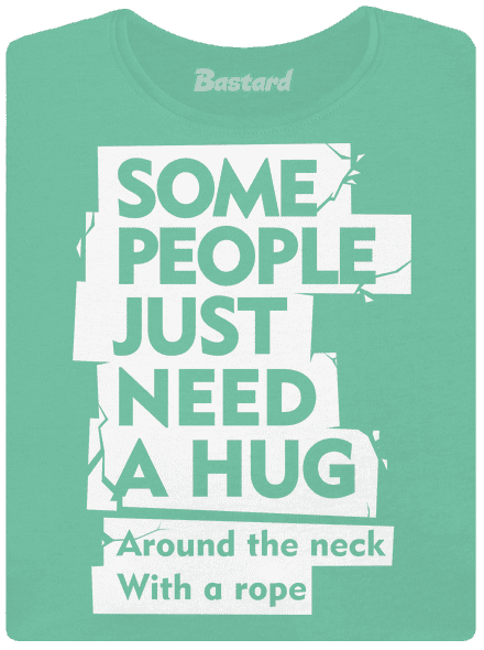 Hug around the neck