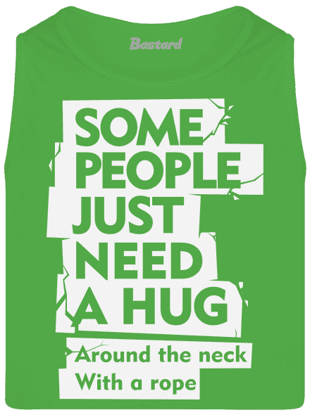 Hug around the neck