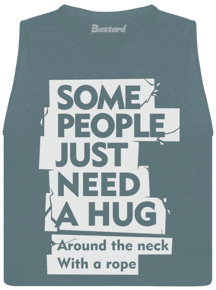 Hug around the neck