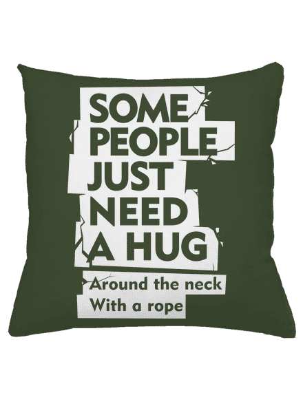 Hug around the neck