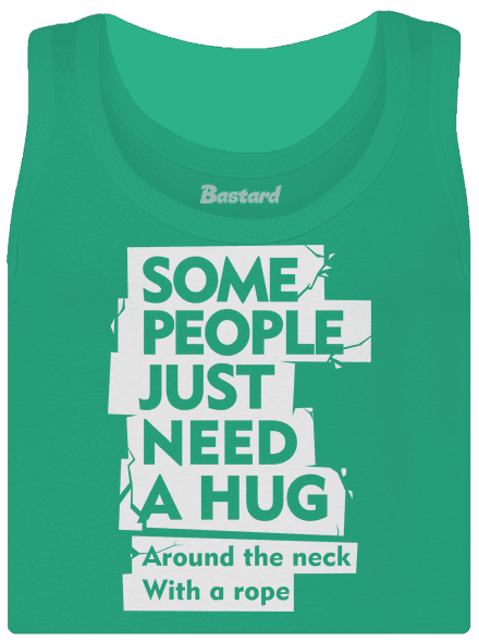 Hug around the neck