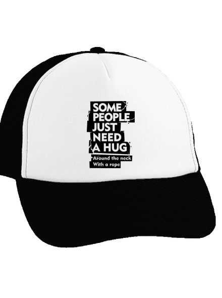 Hug around the neck