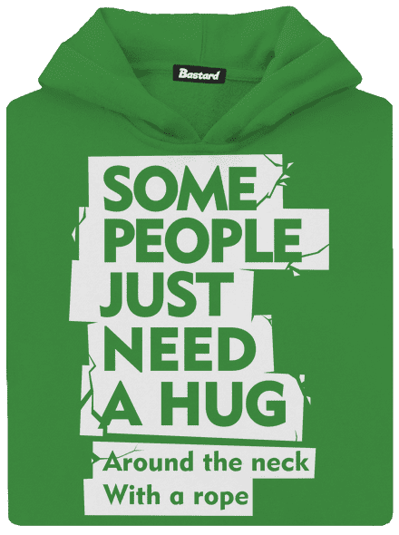 Hug around the neck