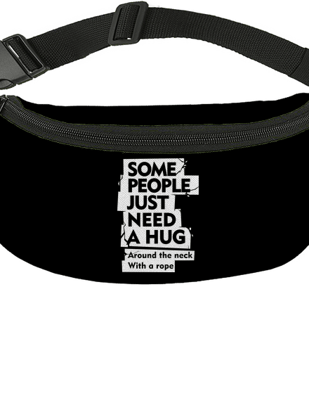Hug around the neck