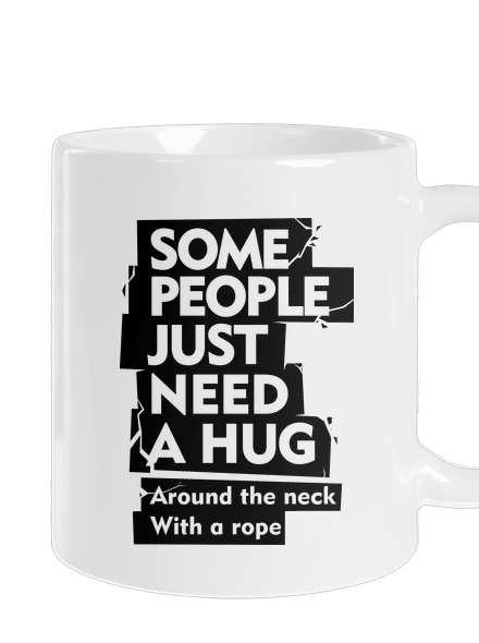 Hug around the neck