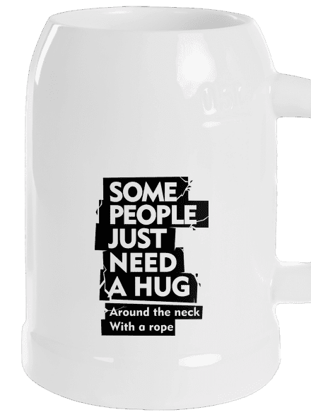 Hug around the neck