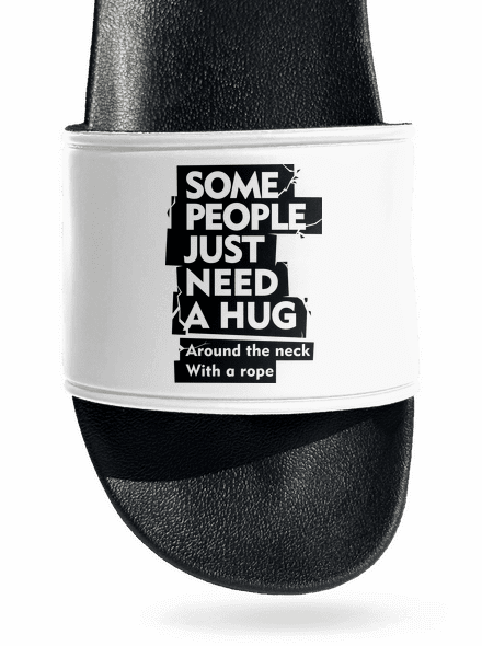 Hug around the neck
